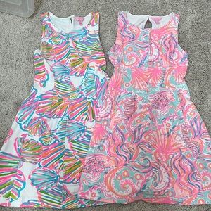 Lilly Pulitzer set of 2 cotton/spandex dresses